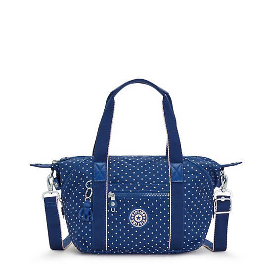 Kipling Art Mini Printed Shoulder Bags Soft Dot Blue | CA 1383LI